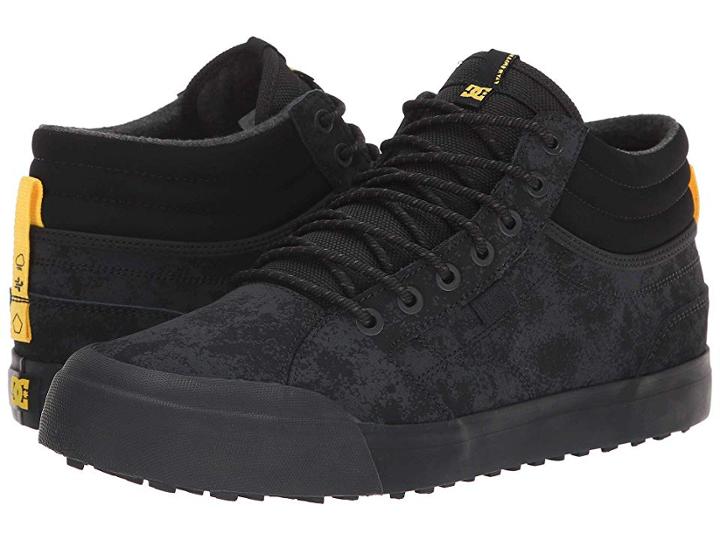 Dc Evan Smith Hi Wnt (black/yellow) Men's Skate Shoes