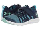 Under Armour Kids Ua Gps Infinity Ac Wide Ts (little Kid) (academy/white/crystal) Girls Shoes