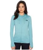 The North Face Fave Lite Lfc Full Zip Hoodie (bristol Blue/urban Navy) Women's Sweatshirt