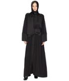 Juicy Couture Lace Mix Abaya (pitch Black) Women's Dress