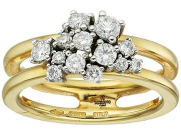 Miseno Vesuvio 18k Gold Ring With Diamonds (yellow Gold) Ring