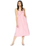 Juicy Couture Washed Linen Dress (pink Lemonade) Women's Dress