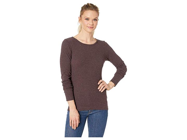 Filson Winthrop Ribbed T-shirt (heather Burgundy) Women's T Shirt