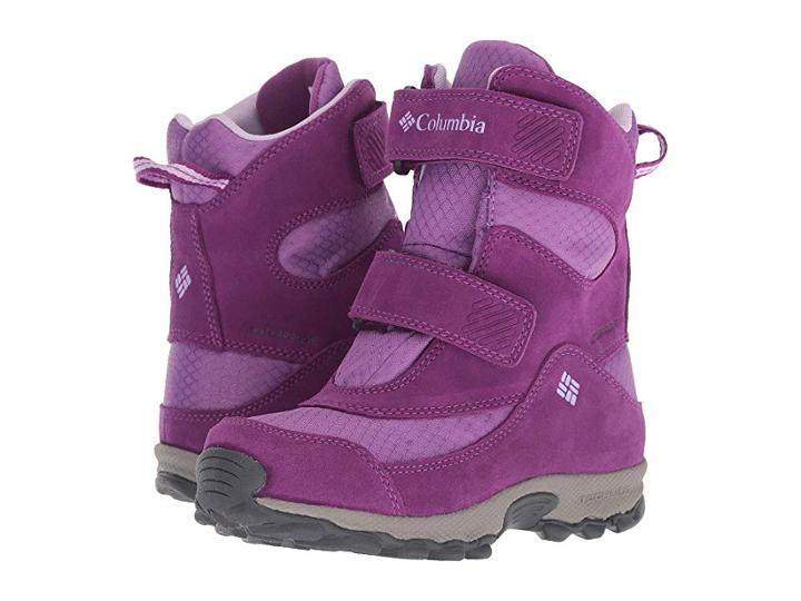 Columbia Kids Parkers Peaktm Boot (little Kid/big Kid) (crown Jewel/phantom Purple) Girls Shoes