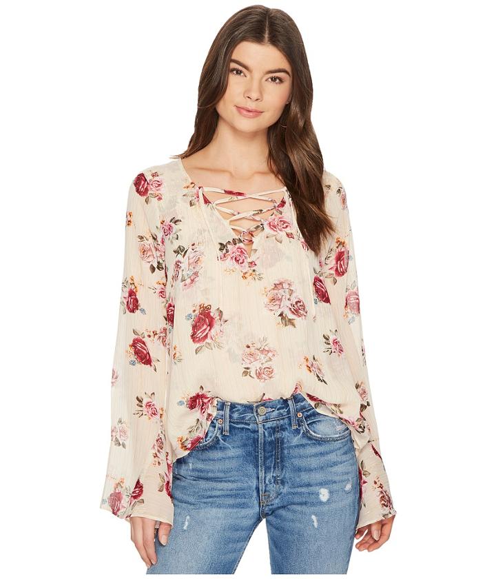 Show Me Your Mumu The Zuko Top (blushing Buddies Glimmer) Women's Clothing