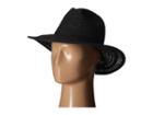 San Diego Hat Company Ubm4452 Open Weave Panama Sun Hat (black) Caps
