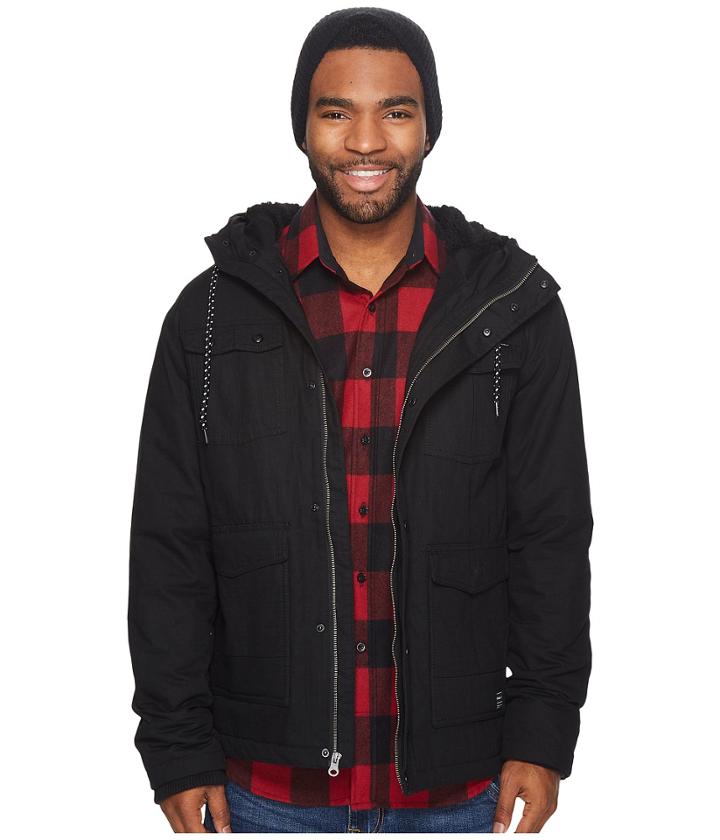 O'neill Vancouver Sherpa Jacket (black) Men's Coat