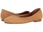 Frye Carson Ballet (sand Oiled Nubuck) Women's Flat Shoes