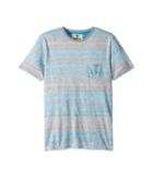 Vissla Kids Southy Short Sleeve Pocket Tee (big Kids) (storm Grey) Boy's T Shirt