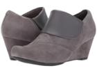 Clarks Flores Dahlia (grey Suede/leather Combi) Women's Shoes