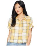 Volcom Need Now Top (citrus Gold) Women's Clothing