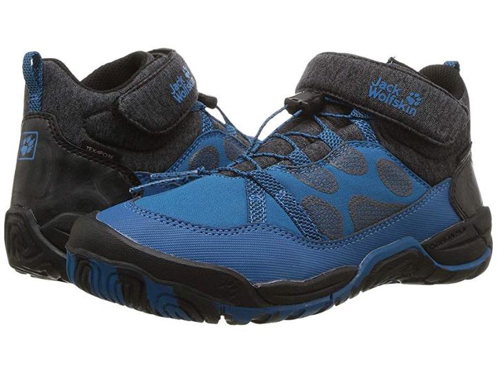 Jack Wolfskin Kids Jungle Gym Texapore Mid (toddler/little Kid/big Kid) (snake) Boys Shoes