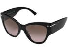 Valentino 0va4028a (black/brown Gradient Pink) Fashion Sunglasses