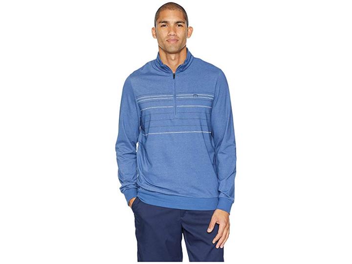 Travismathew Hermit Jacket (heather True Navy) Men's Coat