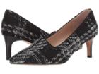 Franco Sarto Danelly (black/gold Metallic Plaid) Women's Shoes