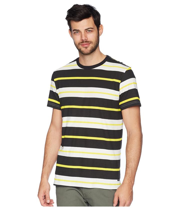 Rvca Wilmington Short Sleeve (black/antique) Men's Clothing