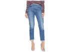 7 For All Mankind High-waisted Josefina W/ Rolled Hem In Pretty District Row (pretty District Row) Women's Jeans