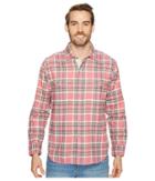 Tommy Bahama Bungalow Plaid Shirt (virtual Pink) Men's Clothing