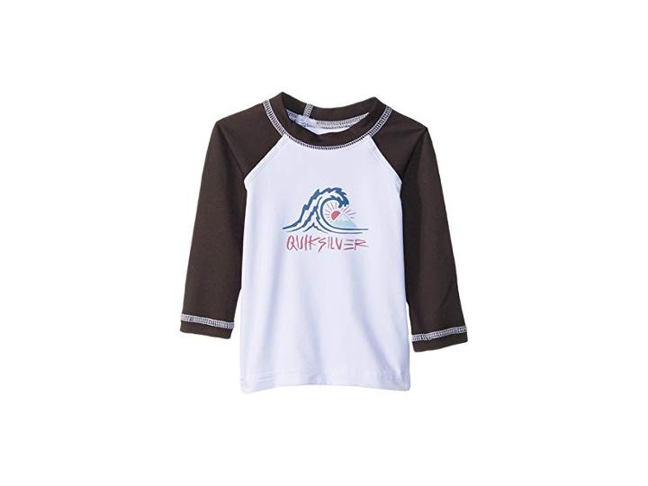 Quiksilver Kids Bubble Dream Long Sleeve Rashguard (infant) (tarmac) Boy's Swimwear
