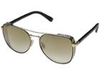 Jimmy Choo Sheena/s (black/gold) Fashion Sunglasses