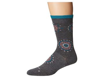 Feetures Sunburst Ultra Light Crew Sock (gray) Crew Cut Socks Shoes