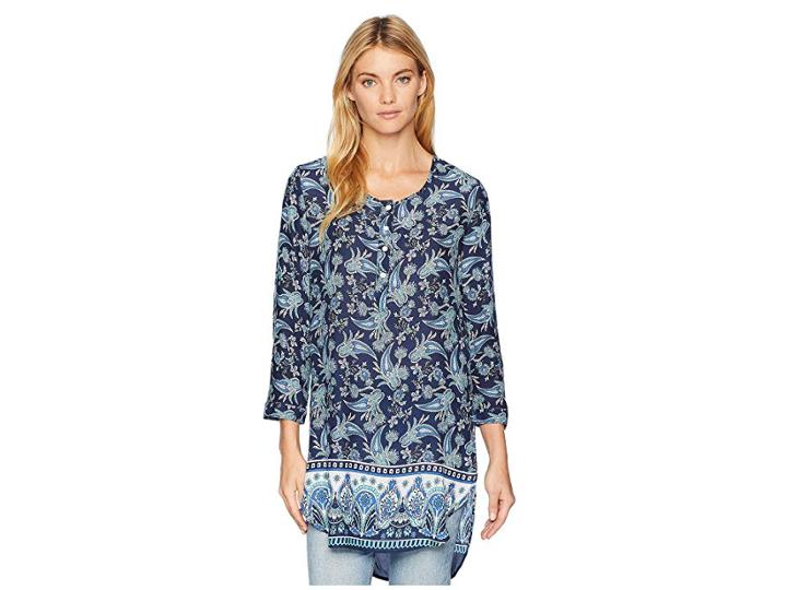 Roper 1730 Paisley Border (blue) Women's Clothing