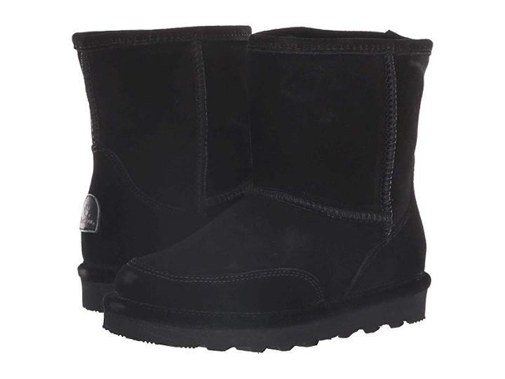 Bearpaw Kids Brady (little Kid/big Kid) (black) Girls Shoes