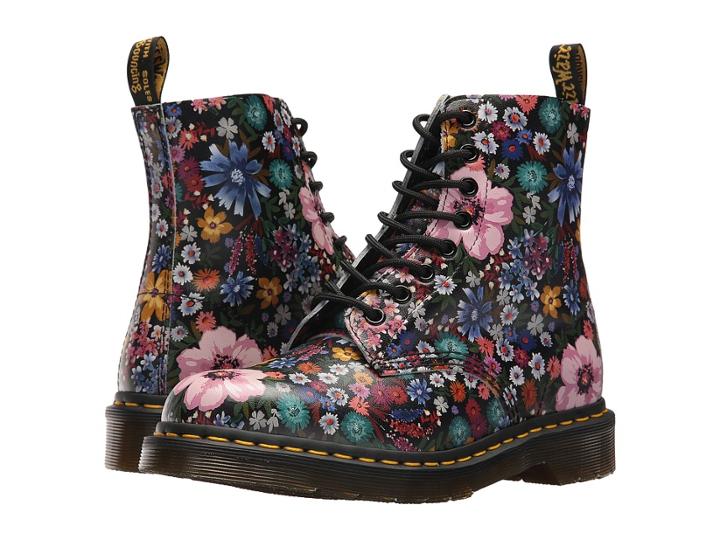 Dr. Martens Pascal Wanderlust (black/mallow Pink Wanderlust Backhand) Women's Boots