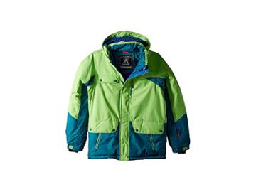 Kamik Kids Exton Jacket (toddler/little Kids/big Kids) (lime/jungle) Boy's Coat