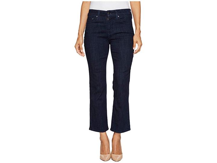Nydj Petite Petite Marilyn Straight Jeans In Crosshatch Denim In Rambard (rambard) Women's Jeans