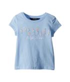Polo Ralph Lauren Kids Floral Polo Jersey T-shirt (toddler) (elite Blue) Girl's T Shirt
