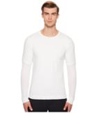 Vince Double Layer Long Sleeve Shirt (optic White) Men's Clothing