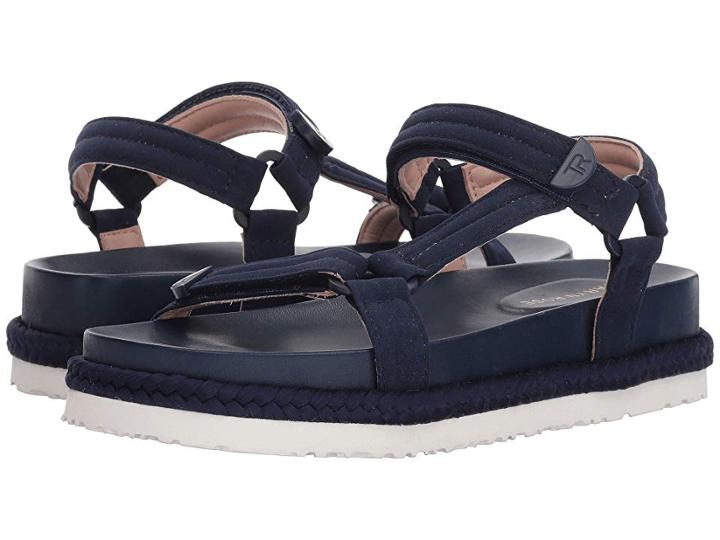 Taryn Rose Lydia (marine Lux Stretch) Women's Shoes