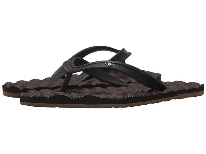 Volcom Recliner Rubber 2 Sandal (brown Combo) Men's Shoes