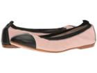 Massimo Matteo Ballerina With Gore (nude/black) Women's Flat Shoes