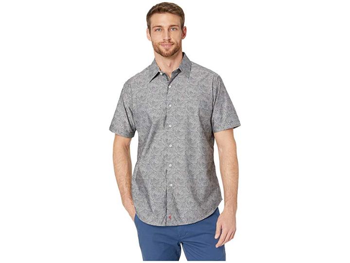 Robert Graham Mainland Classic Fit Shirt (charcoal) Men's Clothing