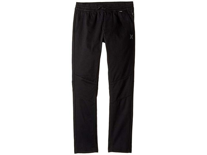 Hurley Kids Dri-fit Tapered Pants (big Kids) (black) Boy's Casual Pants