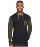 Dc Rellin Long Sleeve Jersey Hooded Top (black) Men's Long Sleeve Pullover