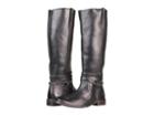 Frye Shirley Riding Plate (black Stone Antiqued) Cowboy Boots