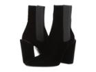 Jil Sander Js29154 (black Velvet) Women's Boots