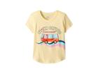 O'neill Kids Hello Kitty(r) Aloha Cruisin Short Sleeve Screen Tee (toddler/little Kids) (mellow Yellow) Girl's T Shirt