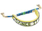 Rebecca Minkoff Dance It Out Seed Bead Friendship Bracelet (yellow Multi) Bracelet