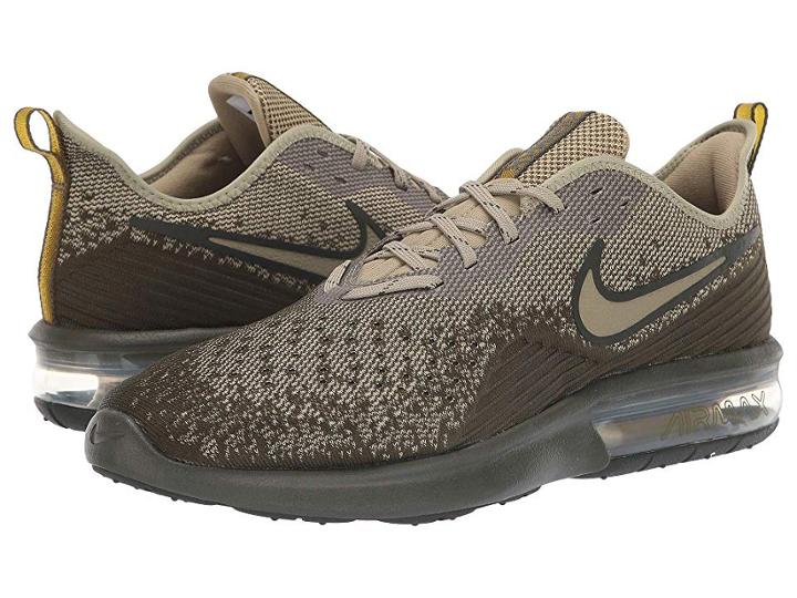 Nike Air Max Sequent 4 (cargo Khaki/neutral Olive/peat Moss) Men's Running Shoes