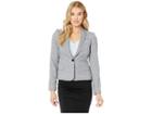 Tommy Hilfiger One-button Jacket (blue Multi) Women's Coat