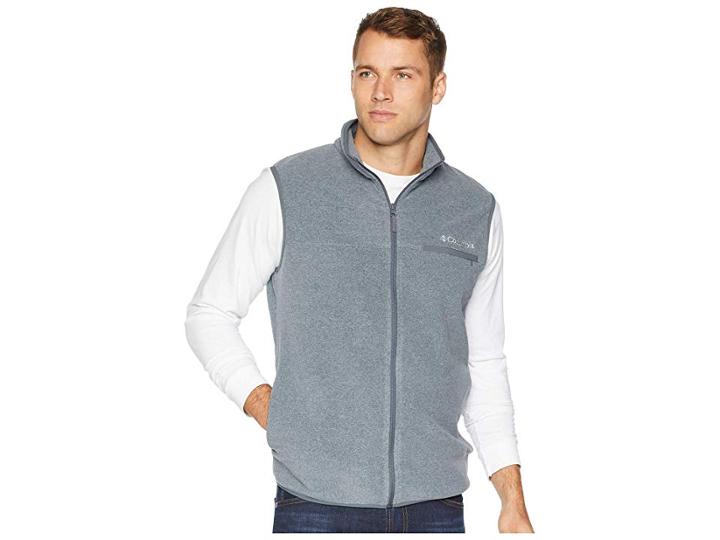 Columbia Mountain Cresttm Vest (graphite Heather) Men's Vest