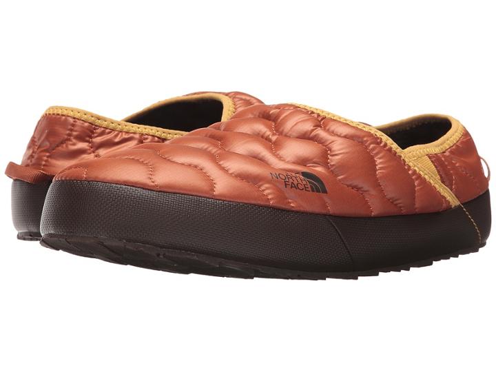 The North Face Thermoball Traction Mule Iv (shiny Gingerbread Brown/bright Gold (past Season)) Men's Shoes