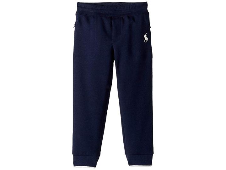 Polo Ralph Lauren Kids Double Knit Jogger (little Kids) (french Navy) Boy's Casual Pants