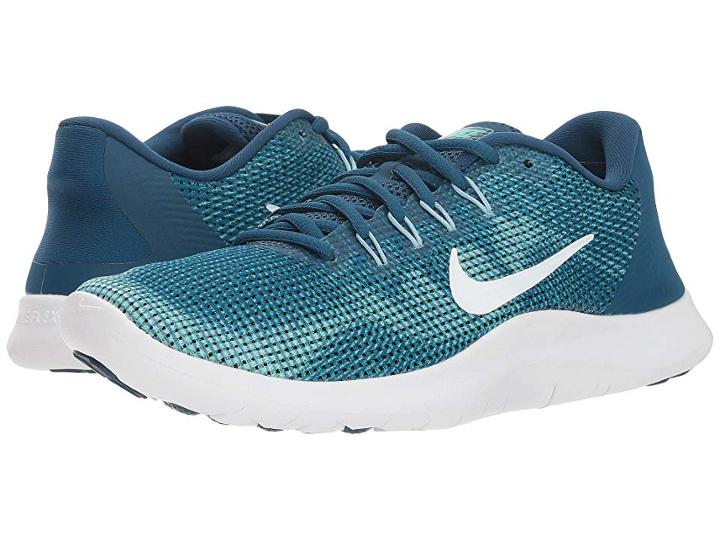 Nike Flex Rn 2018 (blue Force/white/ocean Bliss/smokey Blue) Women's Running Shoes