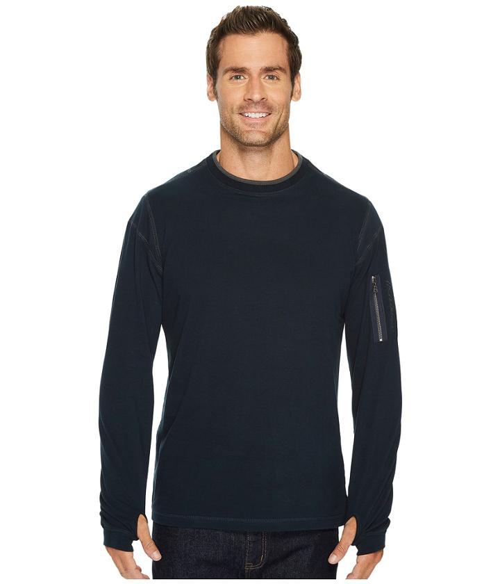 Kuhl Kommando Crew (mutiny Blue) Men's Long Sleeve Pullover