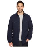 The North Face Cabin Fever Wool Shirt (urban Navy) Men's Long Sleeve Button Up